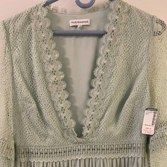 Sage Green Formal Dress - Picture 3 of 6